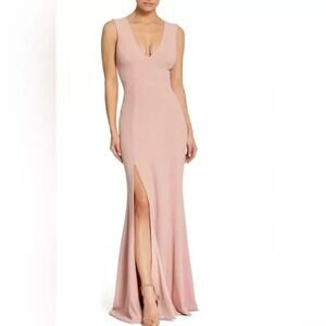 Dress The Population Long Pink Dress